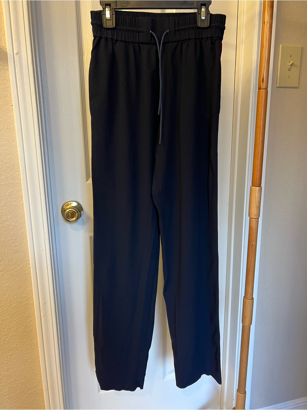 Kenzo Navy Blue Straight-Leg Elastic Waist Pants